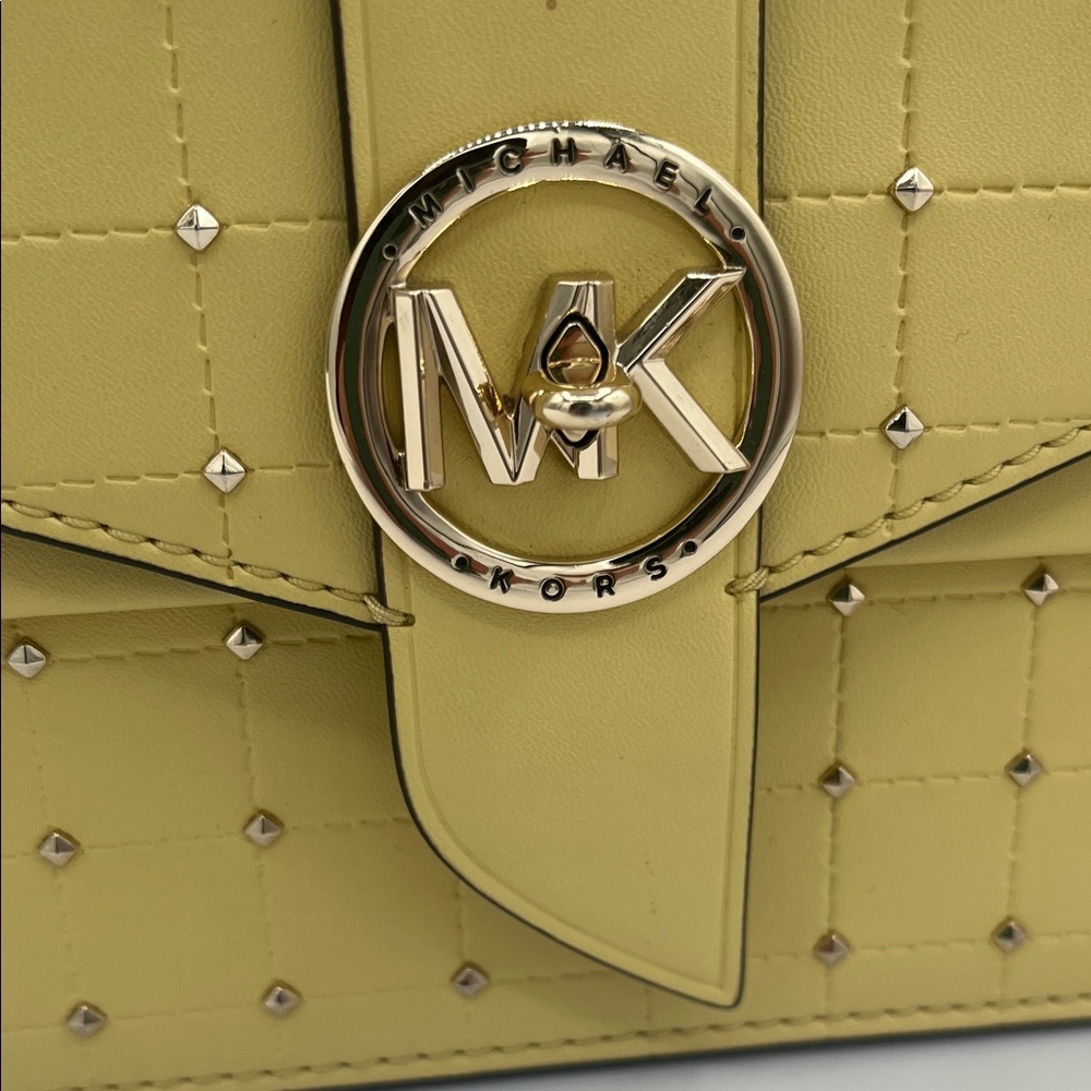 Michael Kors Lemon Crossbody Bag with Gold Chain— NWT - Picture 2 of 7